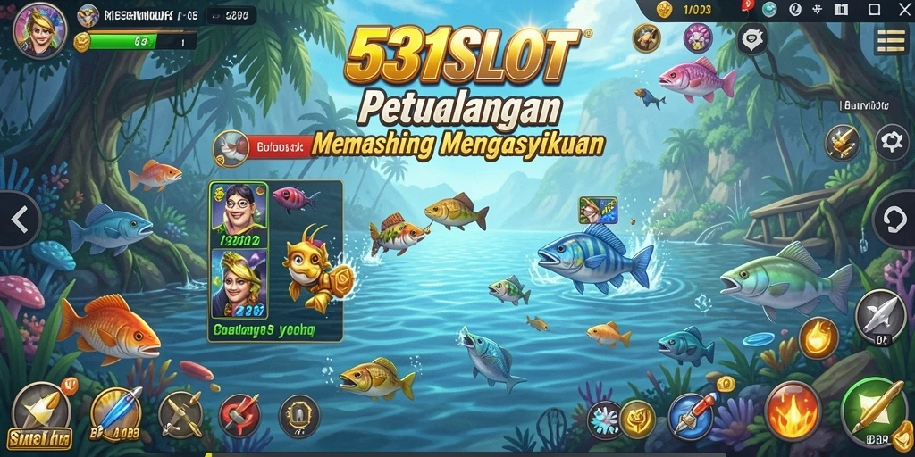 Gameplay memancing yang seru dan mengasyikkan di 531SLOT.