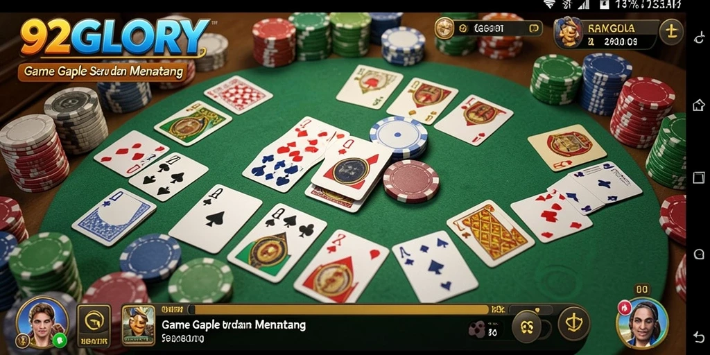 Tampilan gameplay seru dan interaktif dari 92GLORY.