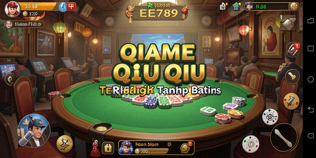 Tampilan gameplay menarik dari EE789 dengan aksi QiuQiu yang mendebarkan.