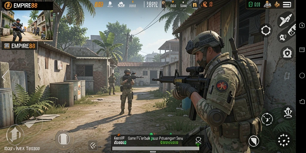 Tampilan gameplay seru dari EMPIRE88 yang penuh aksi FPS.