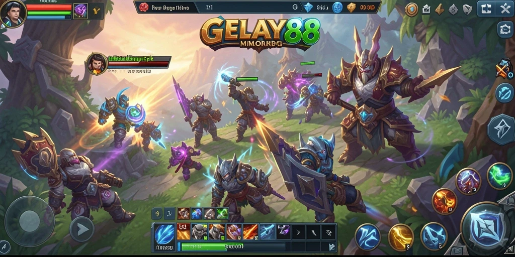 Tampilan utama gameplay GELAY88 yang mendebarkan dan penuh aksi.