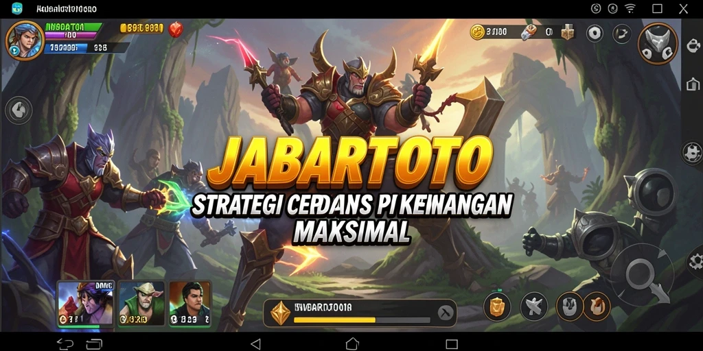 Tampilan gameplay strategis yang mengasyikkan dalam JABARTOTO.