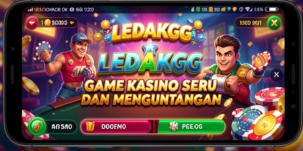 Tangkapan layar gameplay LEDAKGG yang menampilkan pengalaman Kasino yang menarik.