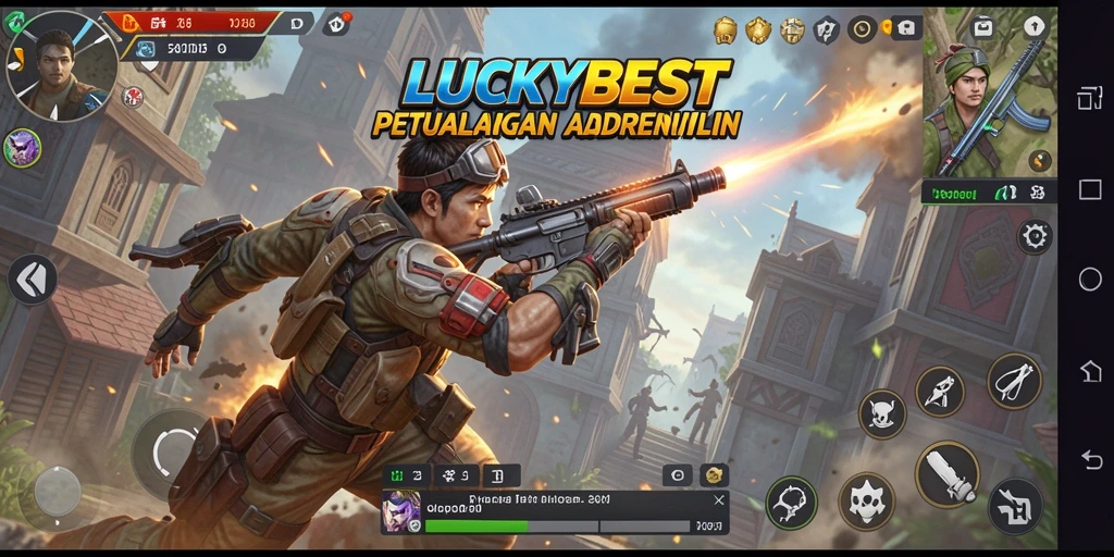Tampilan aksi mendebarkan di LUCKYBEST dengan pertarungan intens.