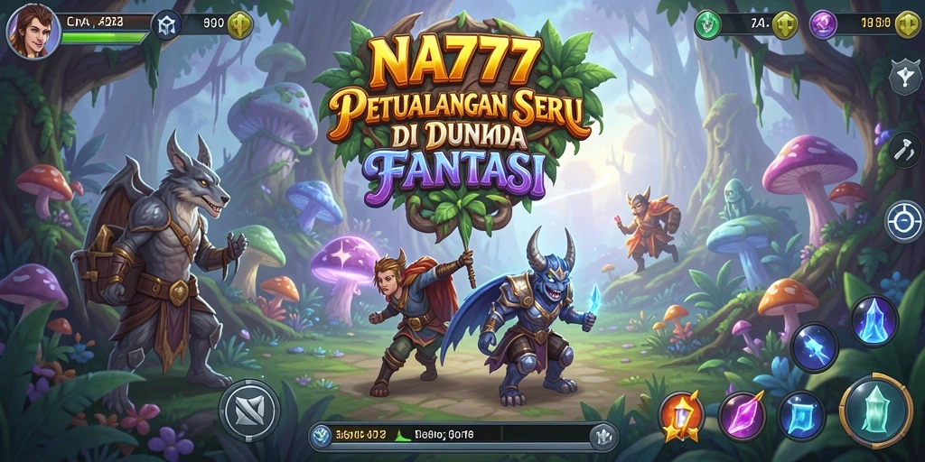 Tampilan gameplay yang mendebarkan dari NA777 di dunia petualangan.