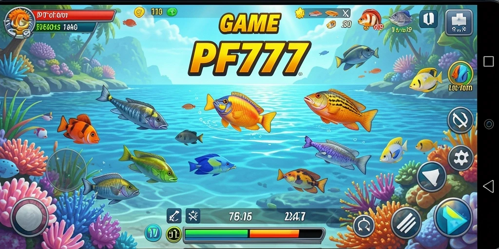 Tampilan gameplay Tembak Ikan yang seru dan mengasyikkan.