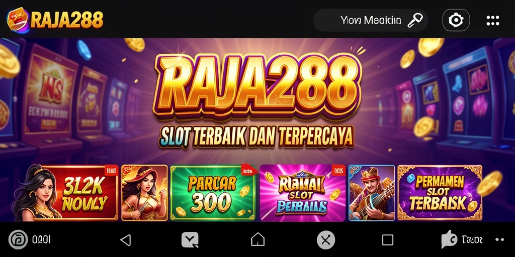 Screenshot gameplay RAJA288 menampilkan suasana Slot yang mengasyikkan.