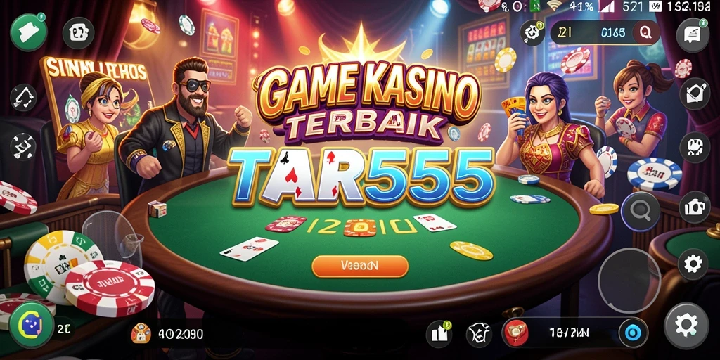 Screenshot gameplay TAR555 yang menunjukkan keseruan permainan Kasino.